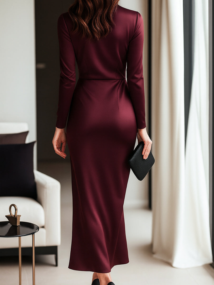 La Scintilla | ROBE PORTAFOGLIO EN SATIN