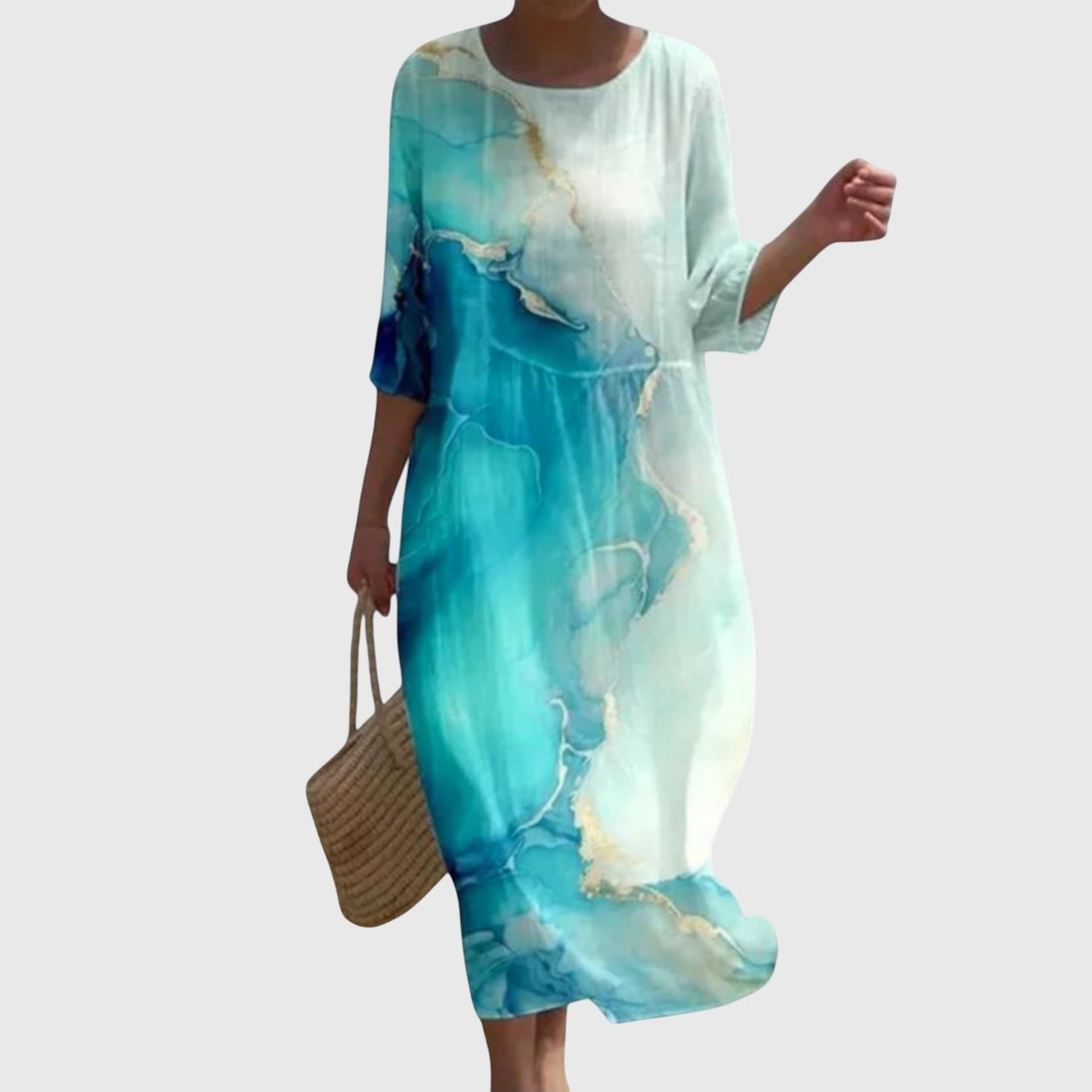 Elena™ | Robe Maxi Florale Élégante