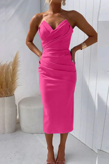 Nur™ | Robe Midi Sans Dos