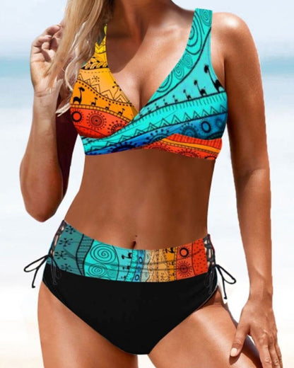Eva – Bikini colorée et joyeuse