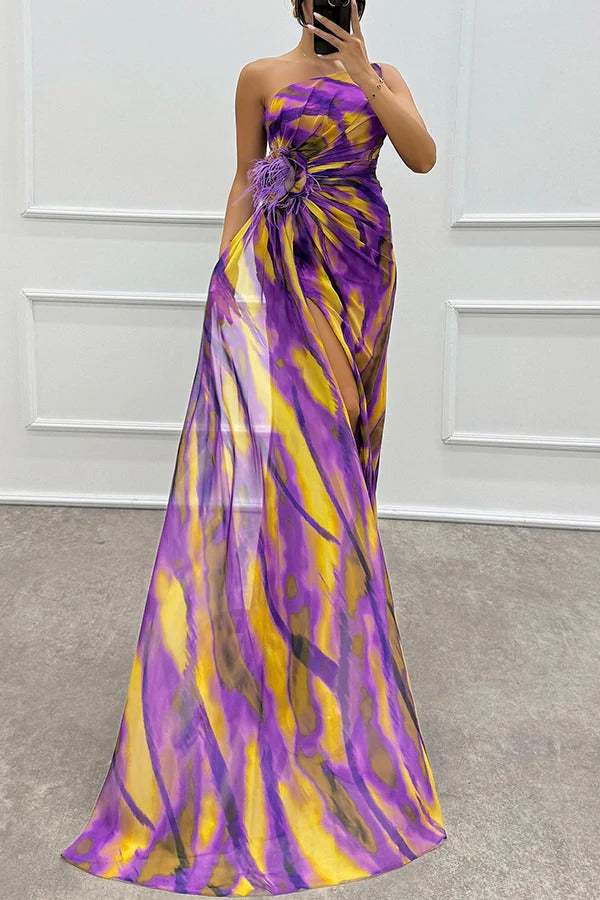 Mia™ | Robe Drapée Vibrante