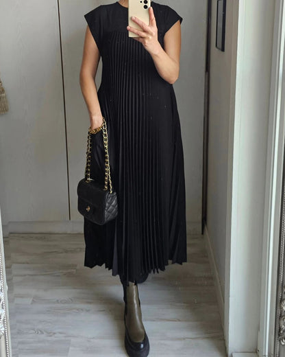 La Scintilla | Robe Plissée Sans Manches