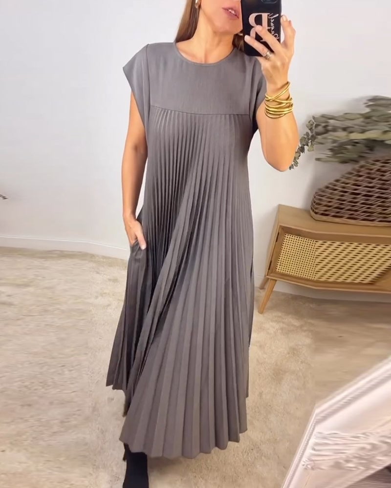 La Scintilla | Robe Plissée Sans Manches