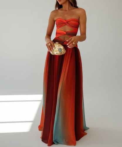 La Scintilla | Robe Maxi Élégante Lilas
