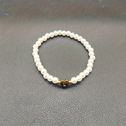 Bracelet Chic avec Initiale en Cœur (A–Z)