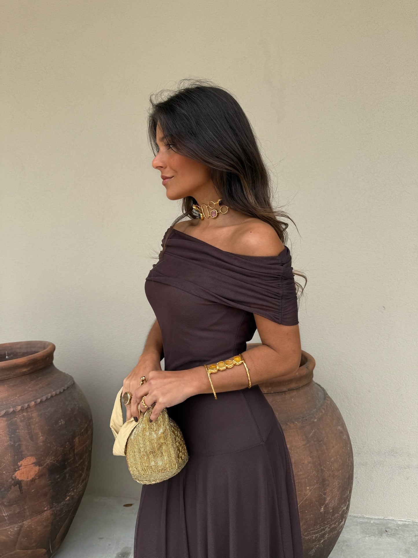 Maxi Mesh Dress