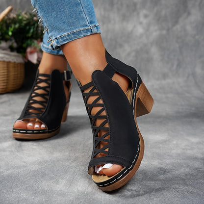 Nessa - Sandales à Talons en Maille