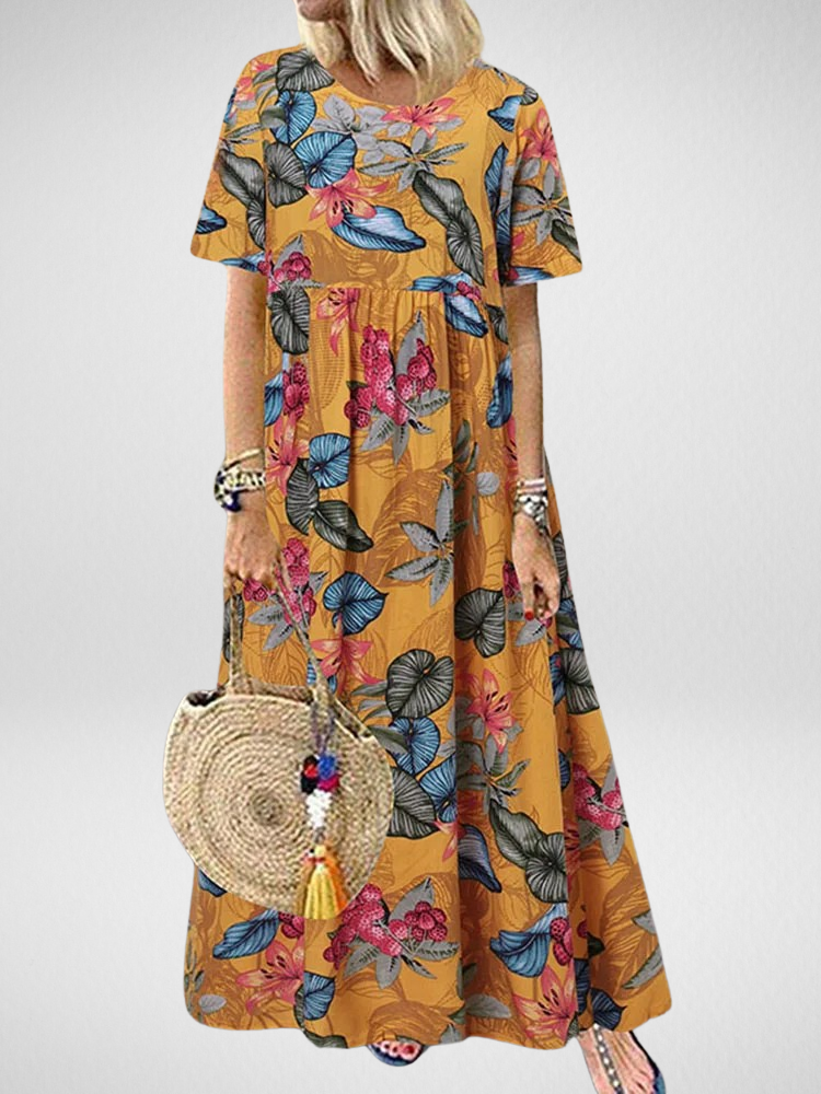 Aviva™ | Robe Maxi Boho Fleurie