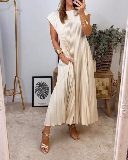 La Scintilla | Robe Plissée Sans Manches
