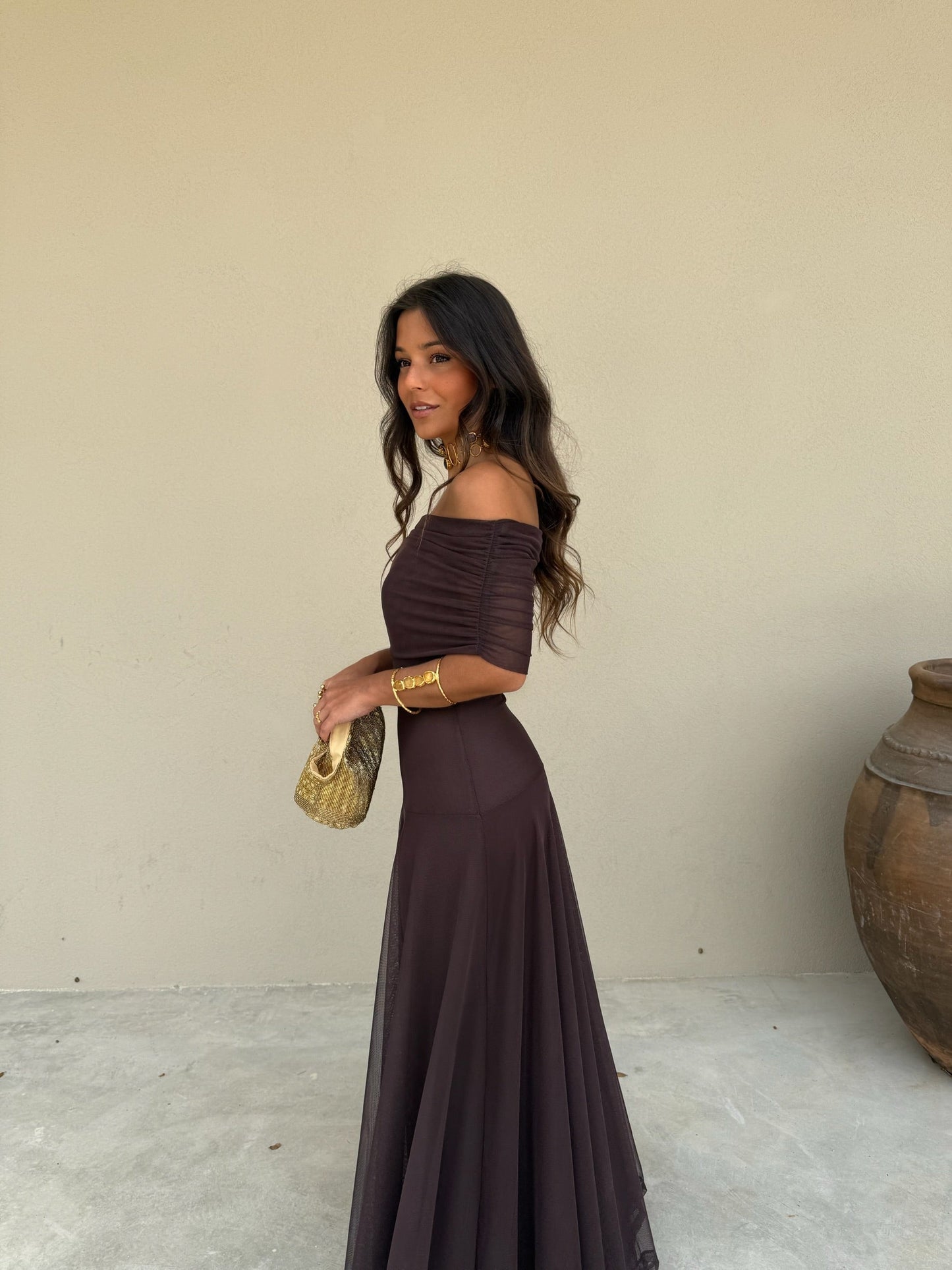 Maxi Mesh Dress