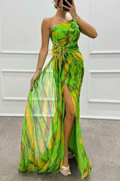 Mia™ | Robe Drapée Vibrante