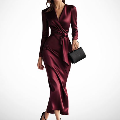 La Scintilla | ROBE PORTAFOGLIO EN SATIN