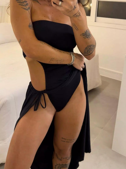 Luna Libre – Chic Black Bodycon Evening Dress