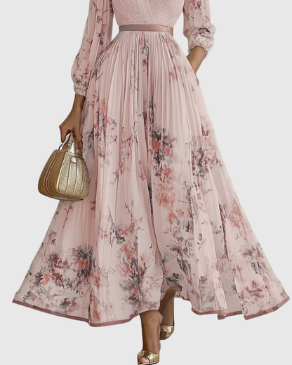 Rowella | Élégant Robe Maxi Plissée
