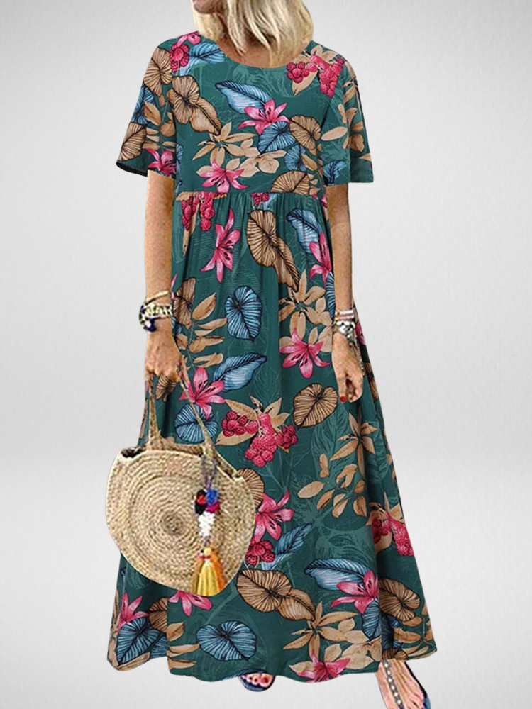 Aviva™ | Robe Maxi Boho Fleurie
