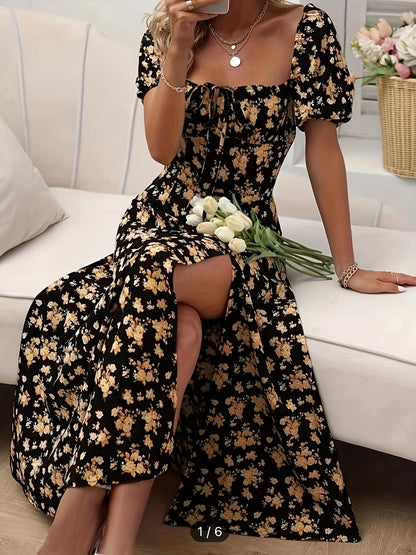 La Scintilla | Robe Élégante Florale Chloé