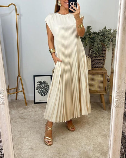 La Scintilla | Robe Plissée Sans Manches