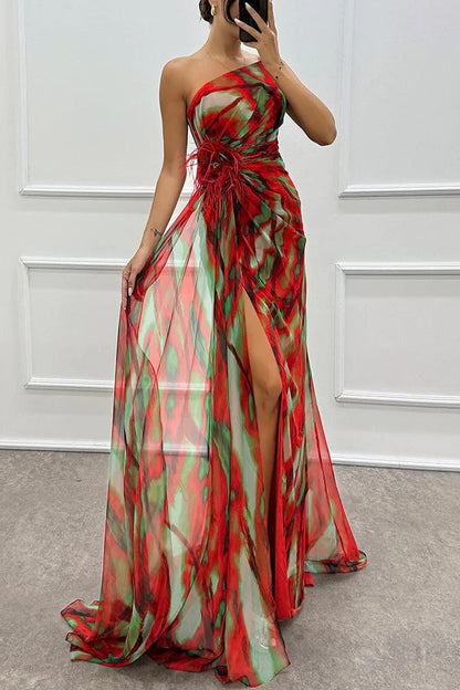 Mia™ | Robe Drapée Vibrante