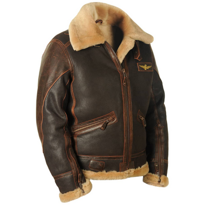 Maverick - Manteau En Cuir Élégant