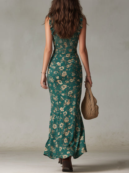 La Scintilla | Robe Élégante Décolleté Bohémien Giada