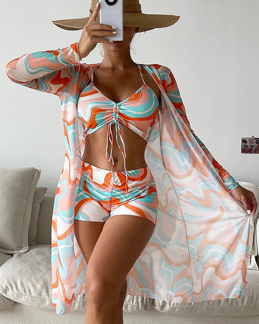 Luna® – Ensemble bikini 3 pièces avec imprimé