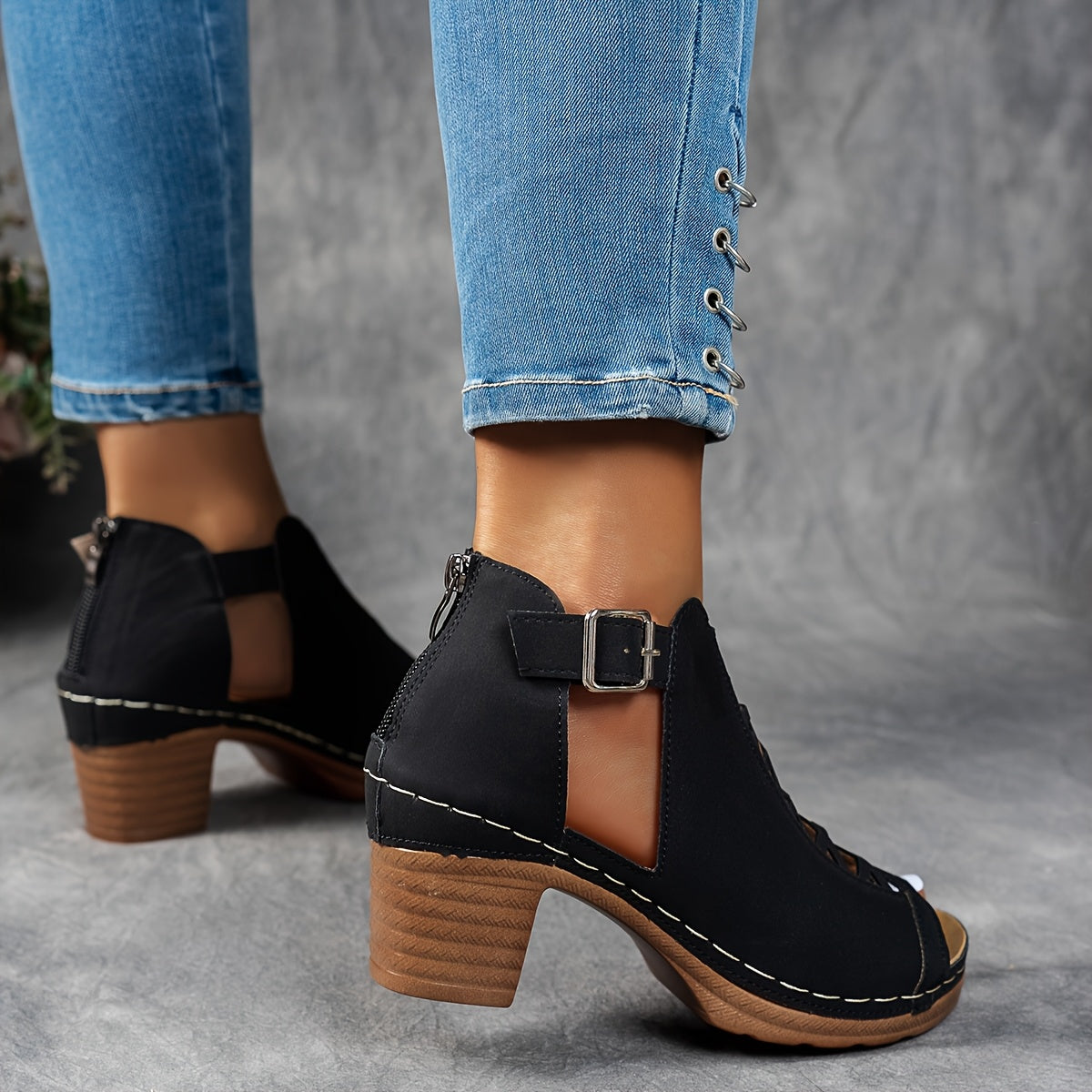 Nessa - Sandales à Talons en Maille