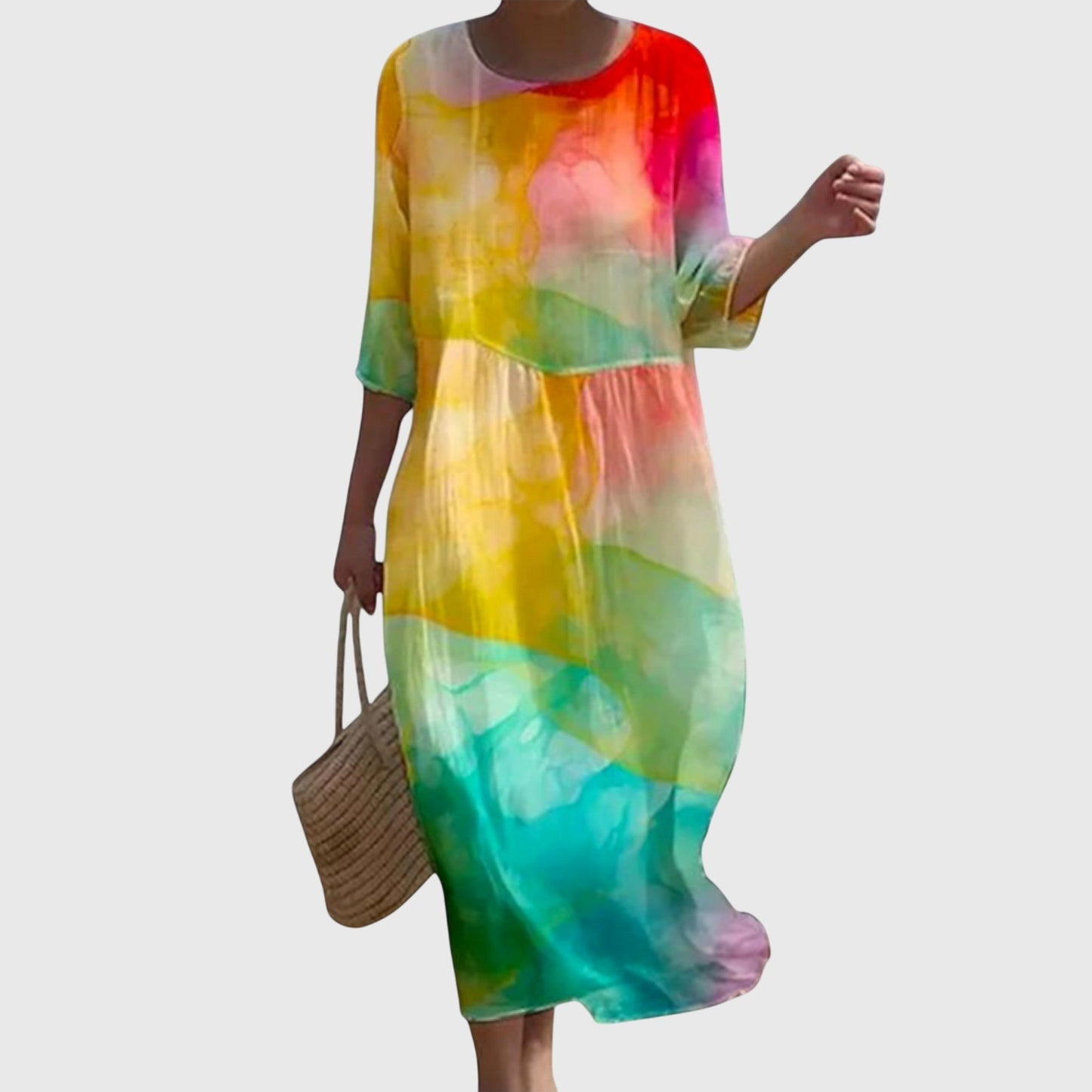 Elena™ | Robe Maxi Florale Élégante