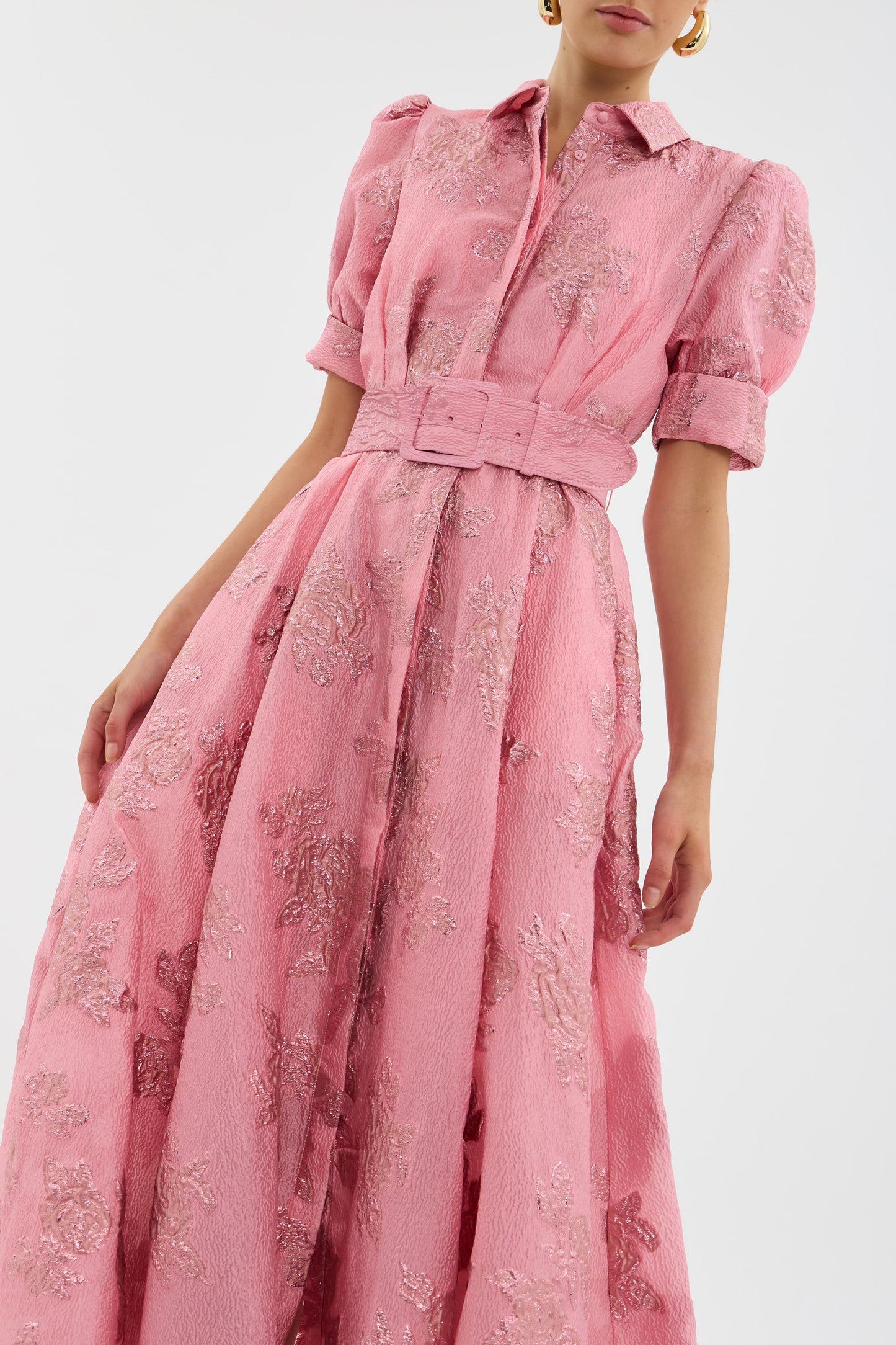 Aria™ | Robe à Manches Courtes Bouffantes