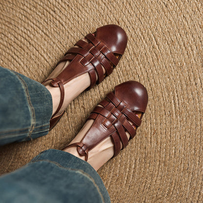Solene - Ballerines Orthopédiques en Cuir