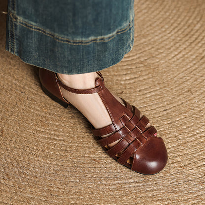 Solene - Ballerines Orthopédiques en Cuir