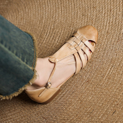 Solene - Ballerines Orthopédiques en Cuir