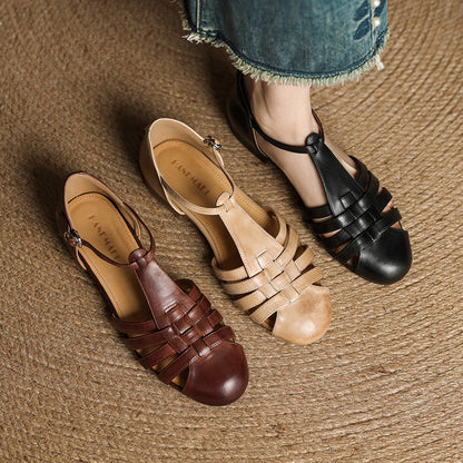 Solene - Ballerines Orthopédiques en Cuir