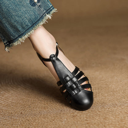 Solene - Ballerines Orthopédiques en Cuir