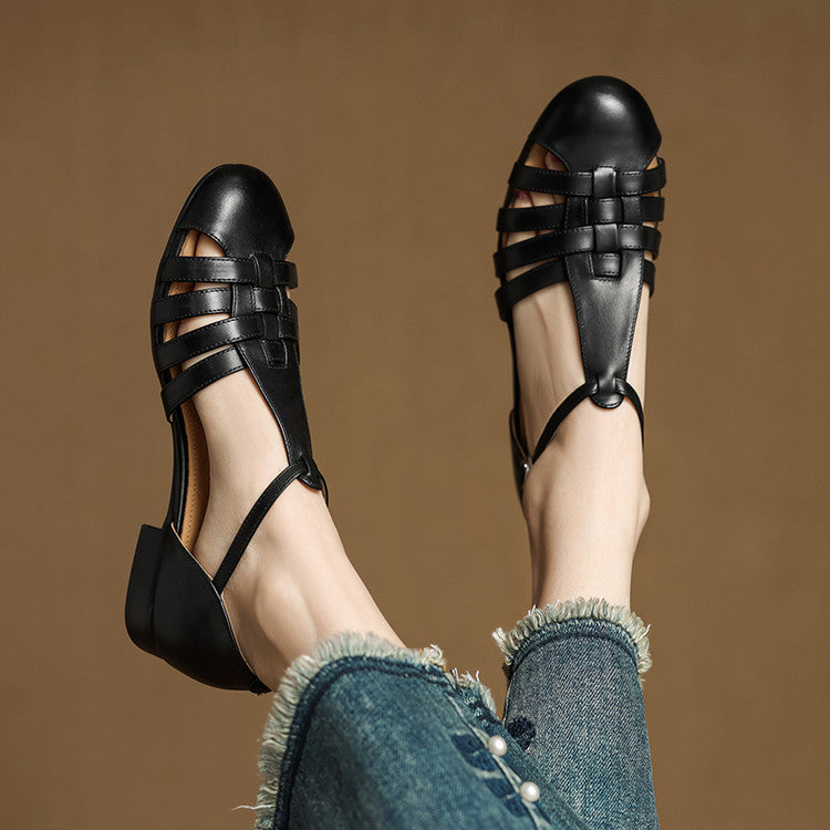 Solene - Ballerines Orthopédiques en Cuir