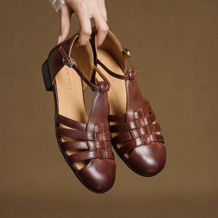 Solene - Ballerines Orthopédiques en Cuir