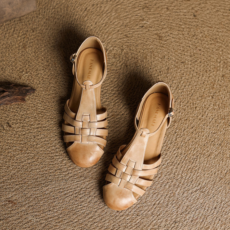 Solene - Ballerines Orthopédiques en Cuir