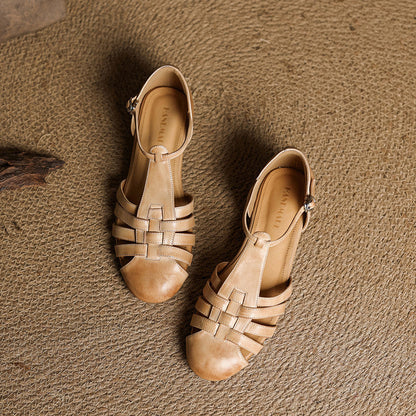 Solene - Ballerines Orthopédiques en Cuir