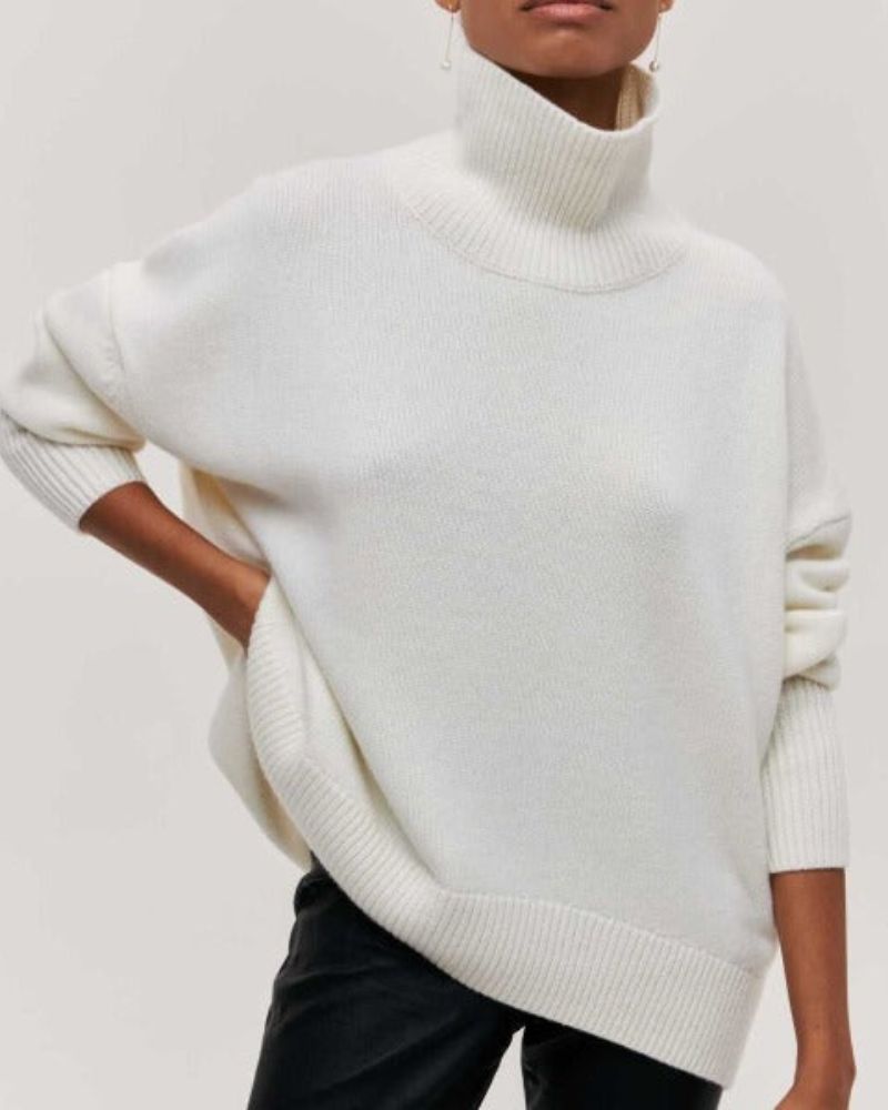 Evy - Pull Roulé Confortable Et Chic