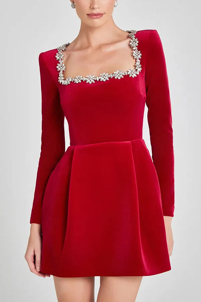 La Scintilla | ROBE MINI EN VELOURS