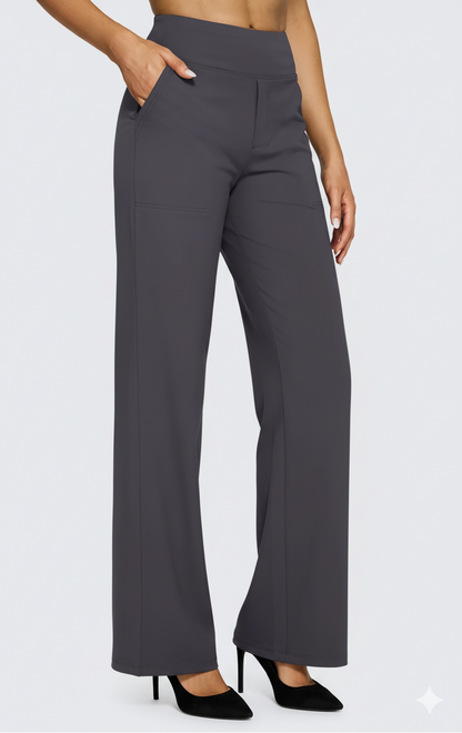 JALO Loose High-Waist Business Casual Pants