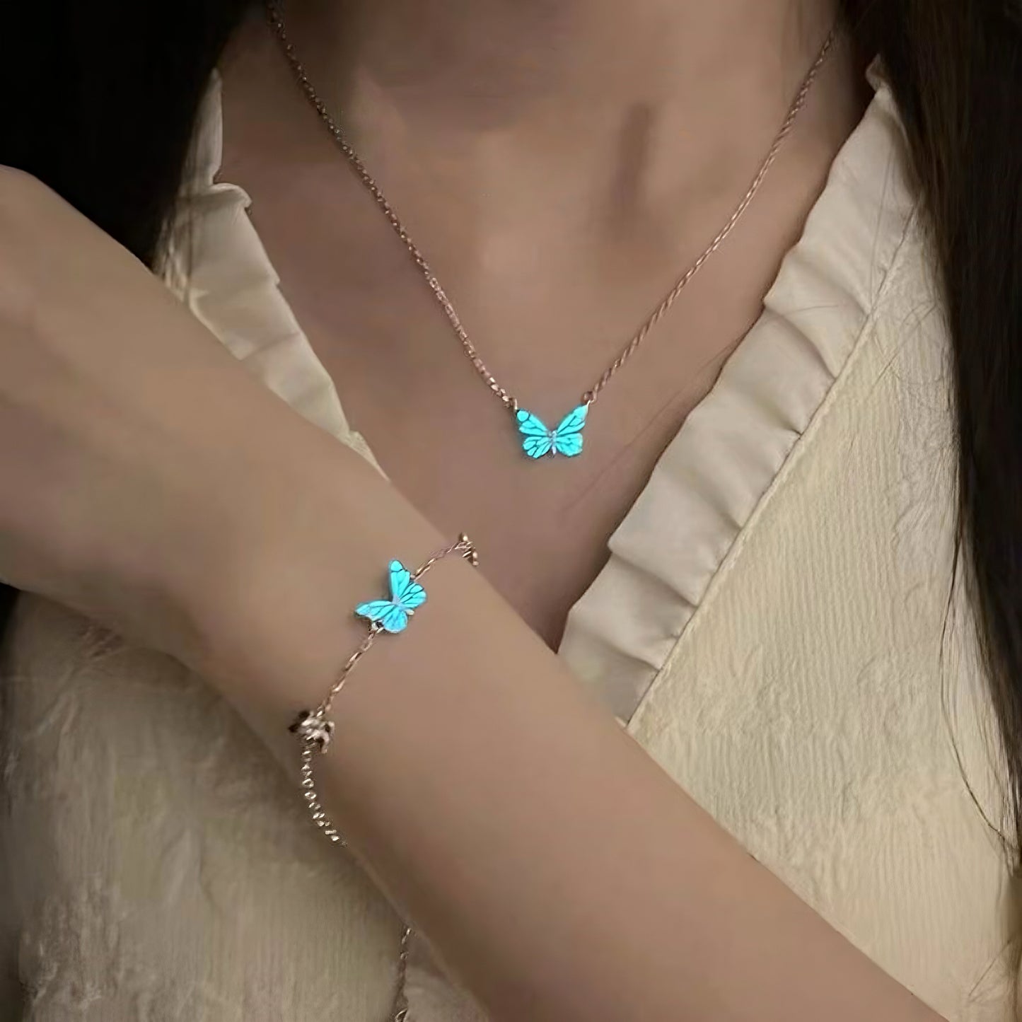 Luminous Butterfly Bracelet — Shine Day & Night