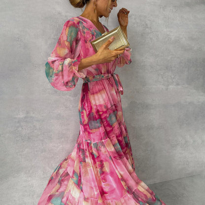 Hazel™ | Robe portefeuille à imprimé floral
