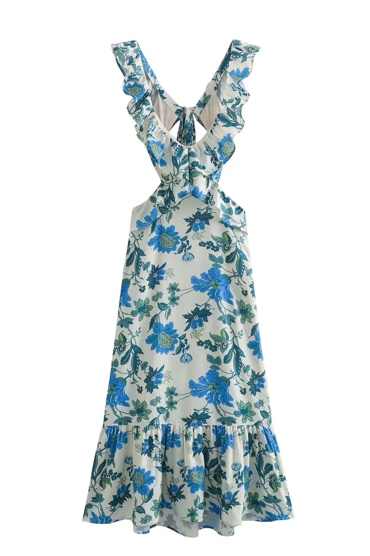 Yafit™ | Robe Fleurie avec Volants