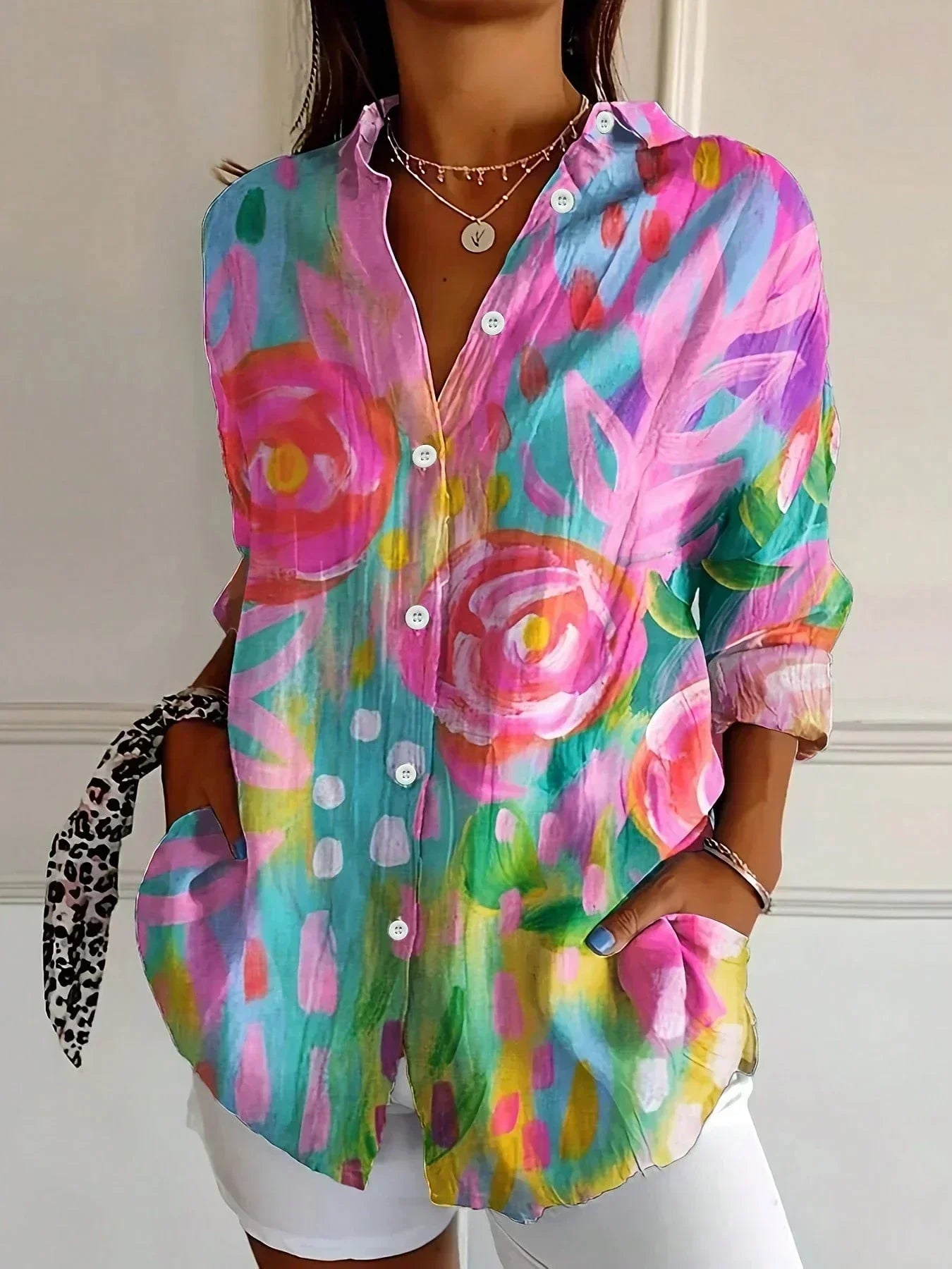Élianne™ — Blouse élégante aux couleurs durables