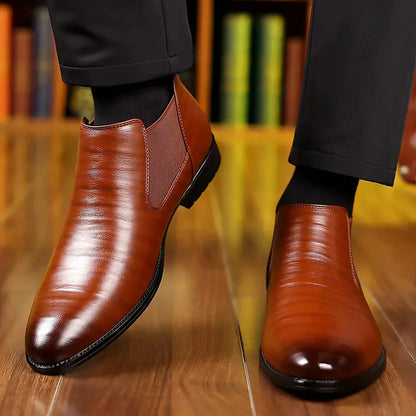 Simon - Bottines En Cuir Élégantes