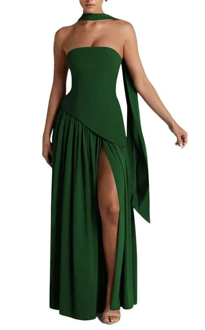Chiffon A-line Bridesmaid Dress with Shawl