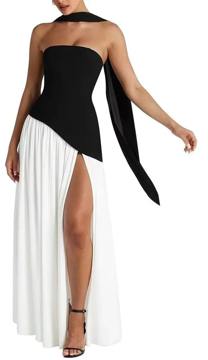 Chiffon A-line Bridesmaid Dress with Shawl