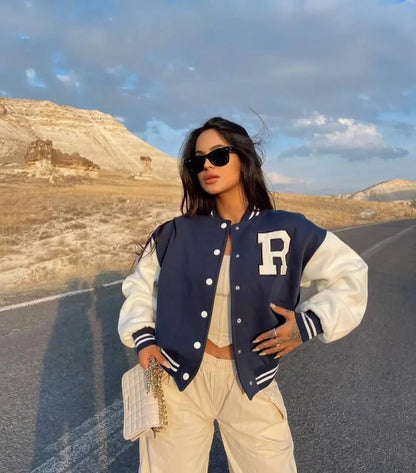 Trendy Baseball Coat – Sporty Warmth & Style in One