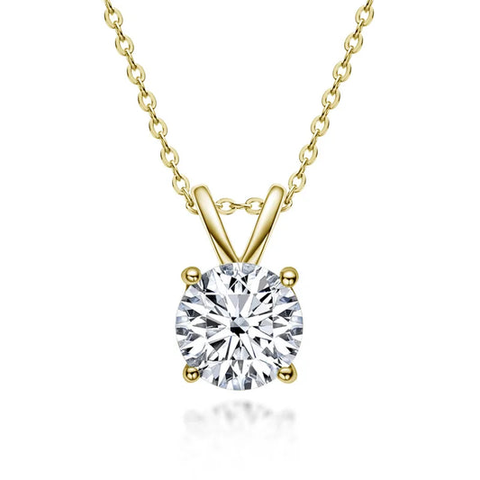 Collier Exclusif en Argent Sterling avec Moissanite