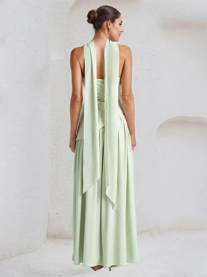 Chiffon A-line Bridesmaid Dress with Shawl
